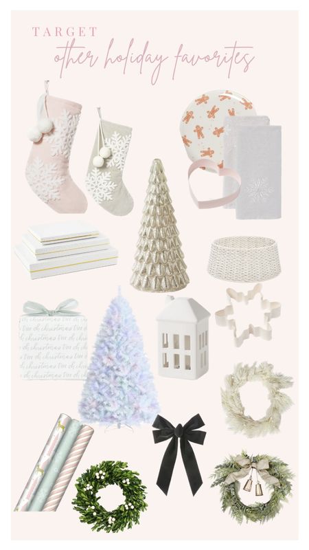 Here’s a round up of my favorite feminine holiday decor items available at Target today 🤍

#LTKunder100 #LTKHoliday #LTKSeasonal