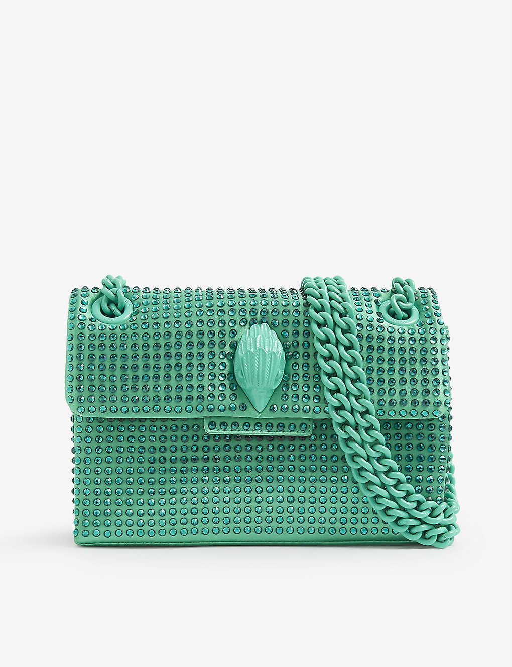 Kensington mini crystal-embellished shoulder bag | Selfridges