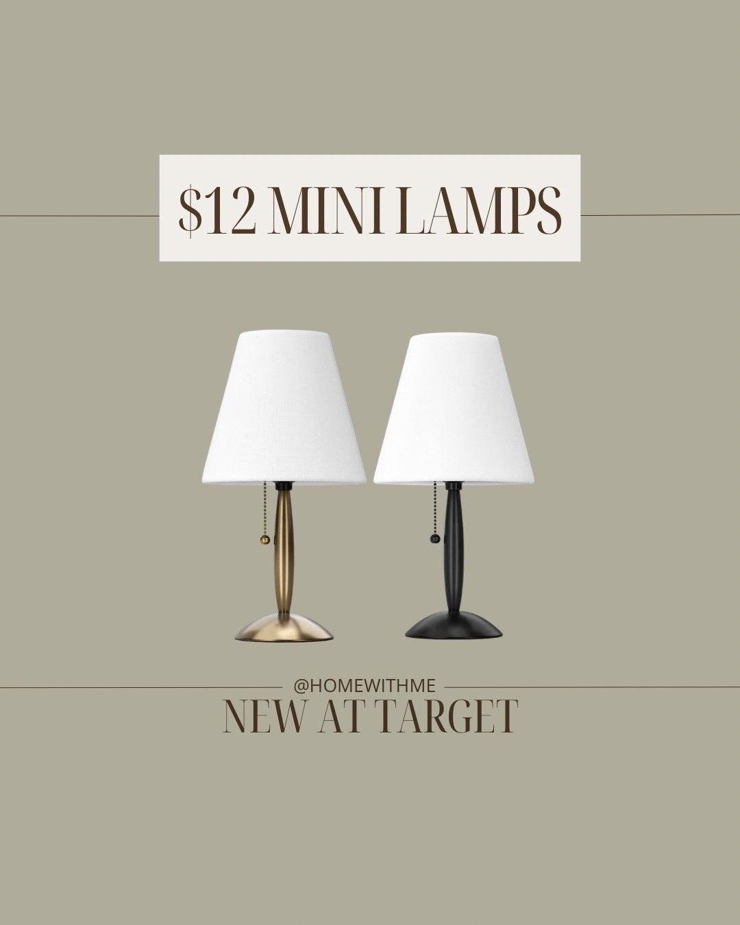 New at Target! Inexpensive mini lamps!🪔

#LTKHome