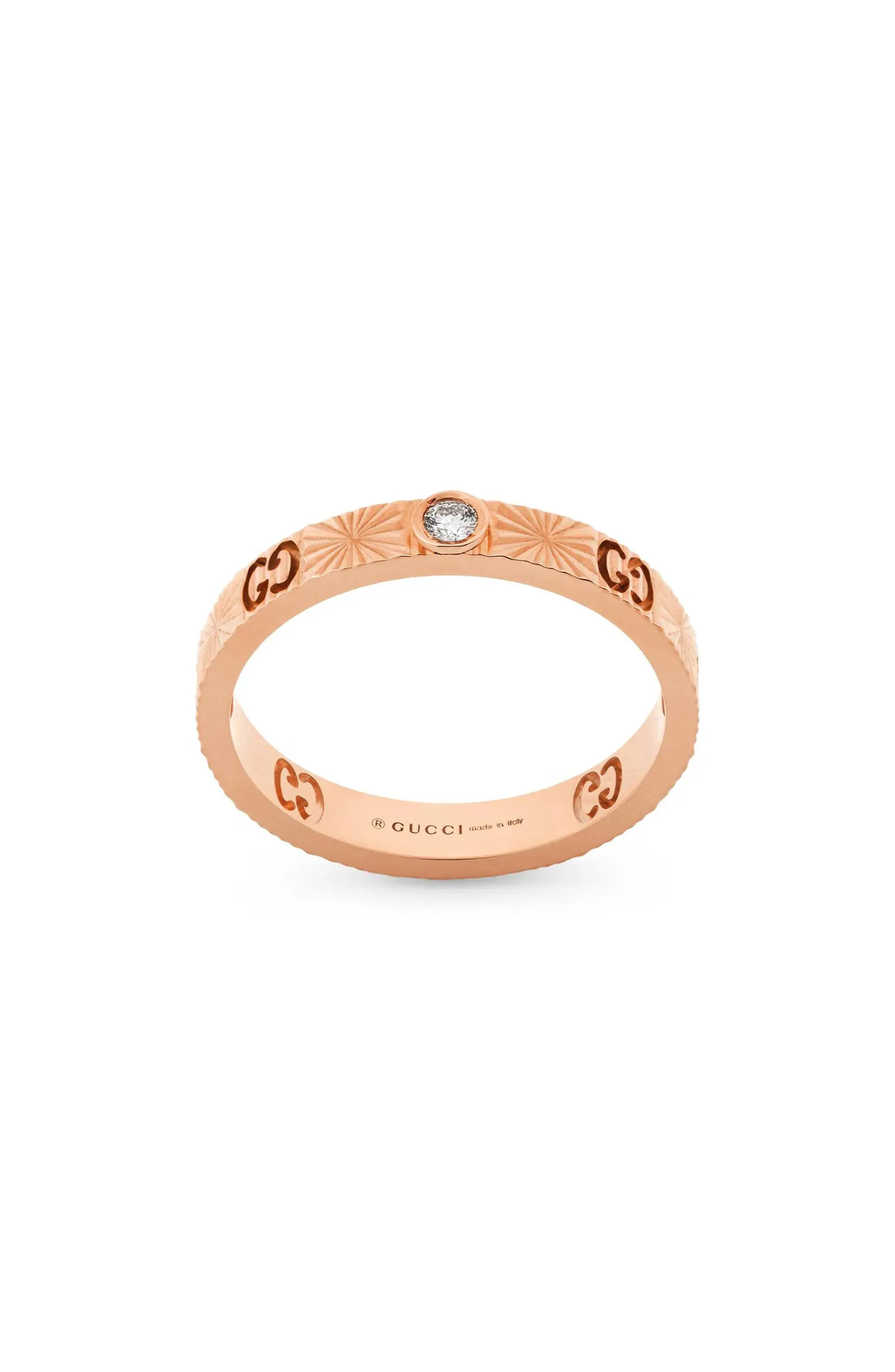 Gucci Icon Star Diamond Ring Band | Nordstrom | Nordstrom