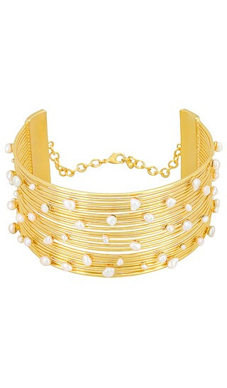 Nika Choker in Gold | Revolve Clothing (Global)
