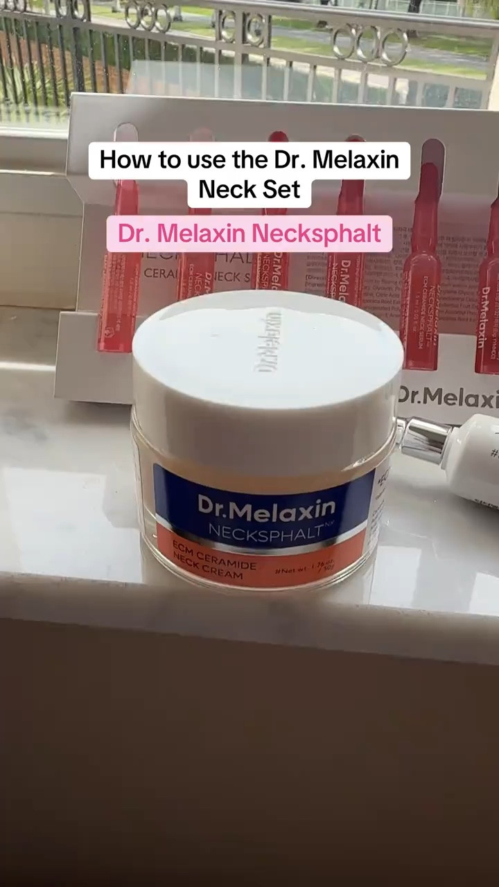 Don't let your neck give away your age
Level up your routine!
Peptide + Bakuchiol K-Beauty's
HOT ingredient
Unlike ordinary creams, the Necksphalt Kit was created
specifically for the unique structure of neck skin, delivering targeted results that last. Perfect for all skin types, this dermatologist-developed treatment is your daily self-care ritual for a firmer, more confident you.
@Dr. Melaxin Global @Dr.Melaxin
#dealsforyoudays #dermarecipe
#necksphalt #necklinephalt
