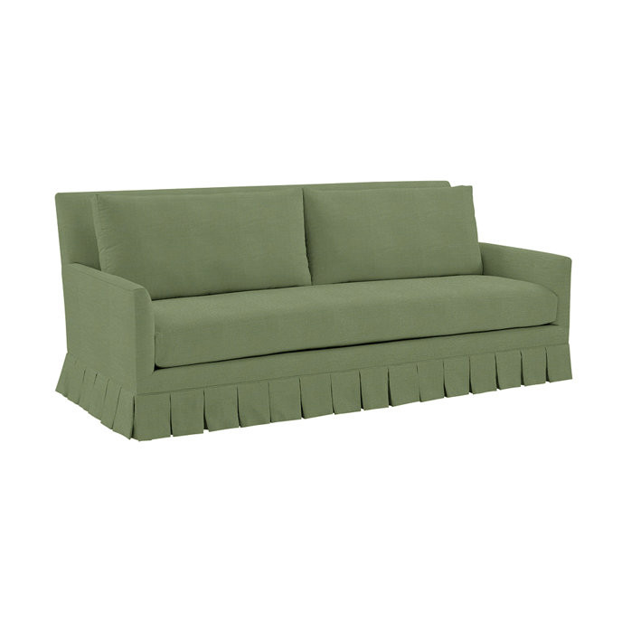 Suzanne Kasler Mathes Sofa with Box Pleat Skirt | Ballard Designs, Inc.
