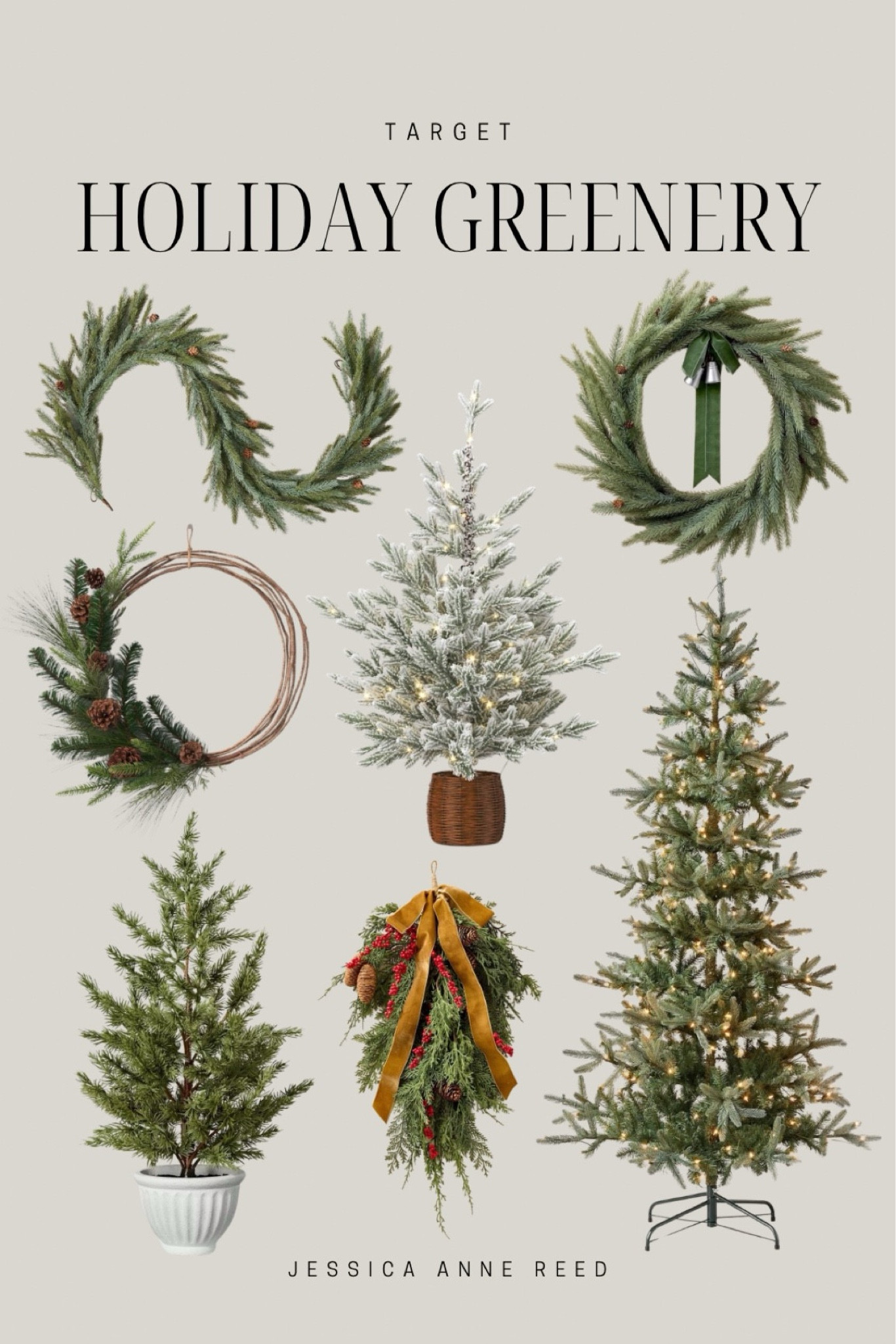 Holiday greenery, holiday decor, holiday garland, Christmas garland, holiday wreath, facials tree, potted Christmas tree, holiday swag, target home #LTKxTarget 



#LTKHome #LTKFindsUnder50 #LTKHoliday
