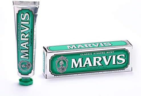 Marvis Classic Strong Mint Toothpaste, 3.8 oz | Amazon (US)