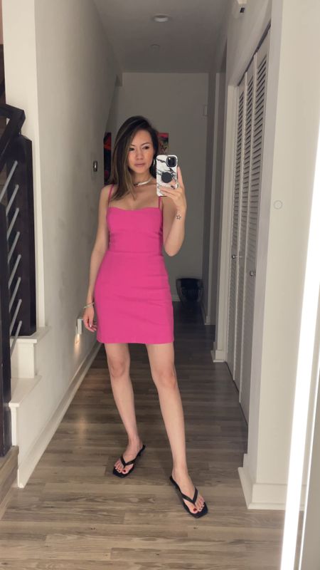 Pink summer dress 🩷 This dress hugs you in all the right places and is so flattering! Love the back detail. Can be styled casually or dressy. Use code: DRESSFEST for extra savings. 

Pink mini dress, mini dress, summer dress, date night outfit, summer outfit, vacation outfit, cutout dress, sale, Abercrombie, The Stylizt 



#LTKStyleTip #LTKSaleAlert #LTKFindsUnder100