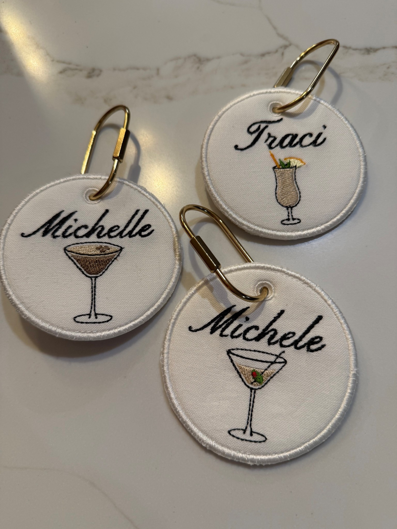 embroidered bag charms embroidery design files & supplies 

#LTKspringtrends