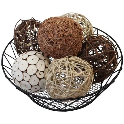 6 Piece Schall Decorative Balls for Bowls Millwood Pines | Wayfair North America