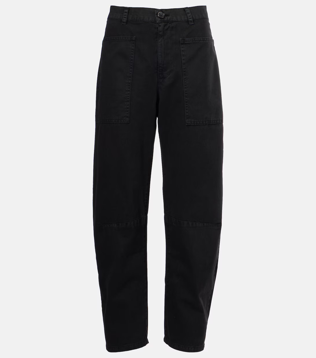 Brylie cotton twill barrel-leg pants | Mytheresa (US/CA)