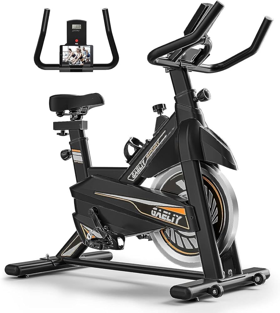 Exercise Bike-Stationary Bikes Indoor Cycling Bike, Spin Bike Belt Drive Indoor Exercise Bike wit... | Amazon (US)