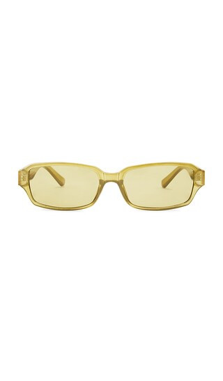 Crater Sunglasses in Khaki | Revolve Clothing (Global)