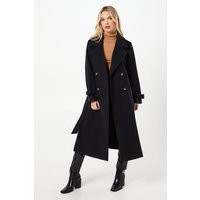 Womens Petite Double Breasted Trench Coat - Black - 16 | Dorothy Perkins (UK)