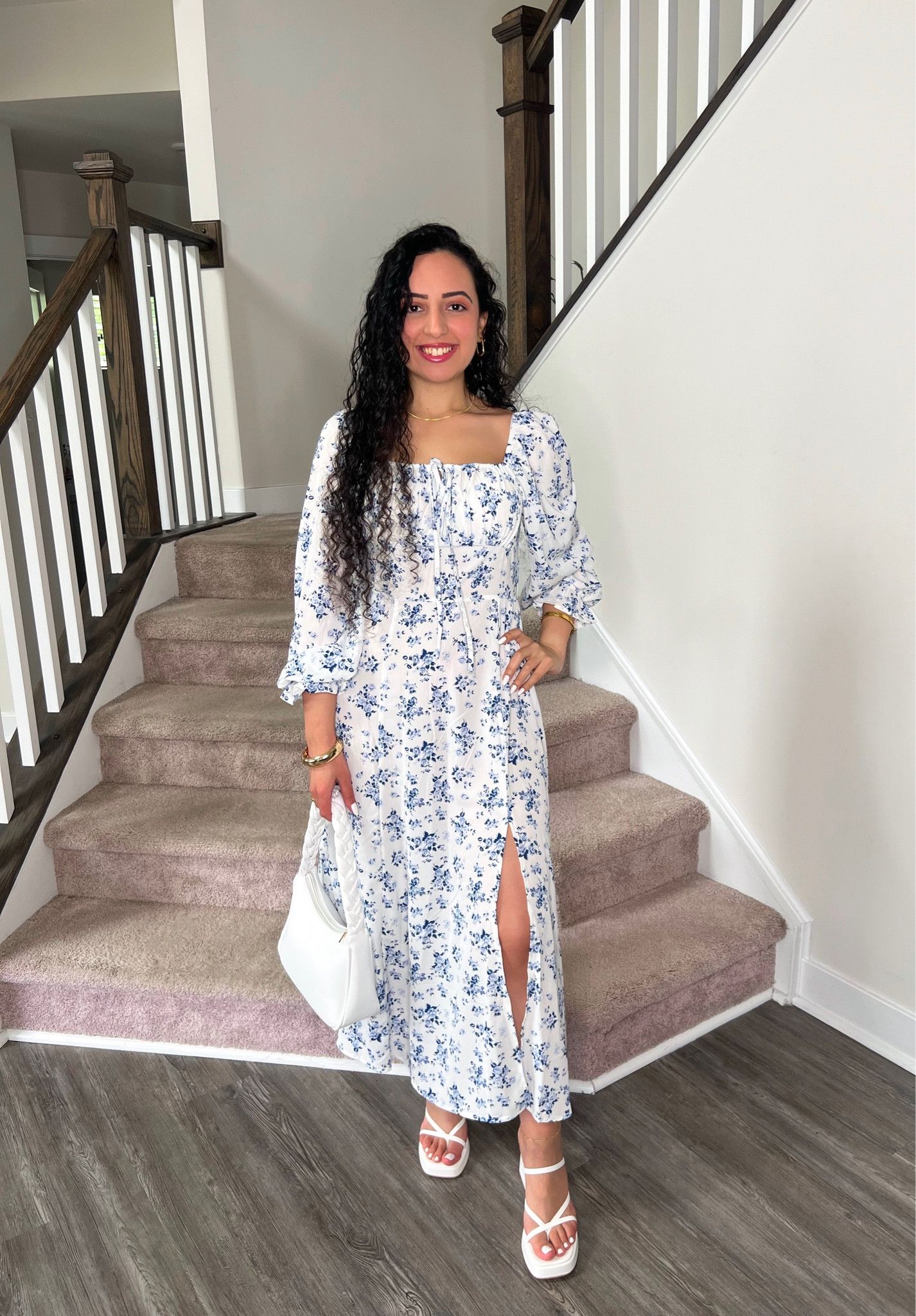 White floral dress from Amazon 🤍✨
.
Everything linked on my Amazon storefront as well 🤍
.
Use code SANDY15 for extra savings off @evryjewels 🤍
.
Follow my LTK & Amazon storefront for more 🤍
.
Follow @its.sandyibrahim on social media for more 🤍

#LTKItBag #LTKShoeCrush #LTKStyleTip