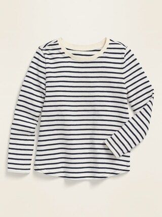Long-Sleeve Scoop-Neck Tee for Toddler Girls | Old Navy (US)