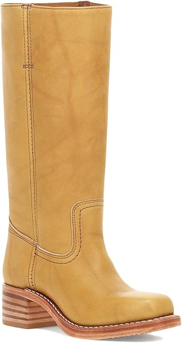 Banana Vintage Knee High Boots for Women Square Toe Wide Calf Boots Casual Comfortable Chunky Blo... | Amazon (US)