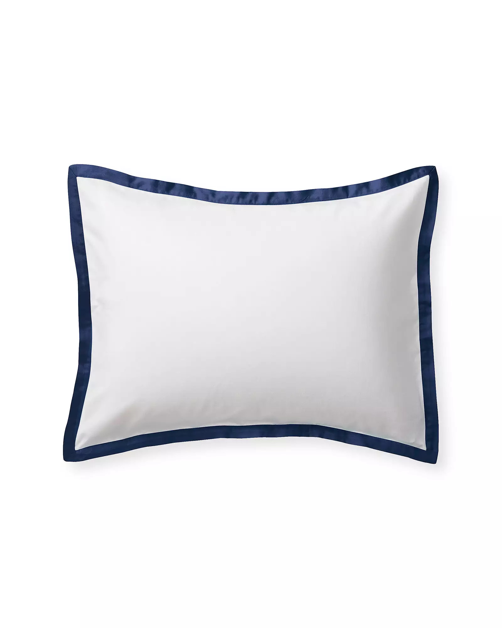 Border Frame Sateen Sham | Serena and Lily