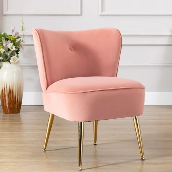 Haley 22.83'' Wide Tufted Velvet Side Chair | Wayfair North America