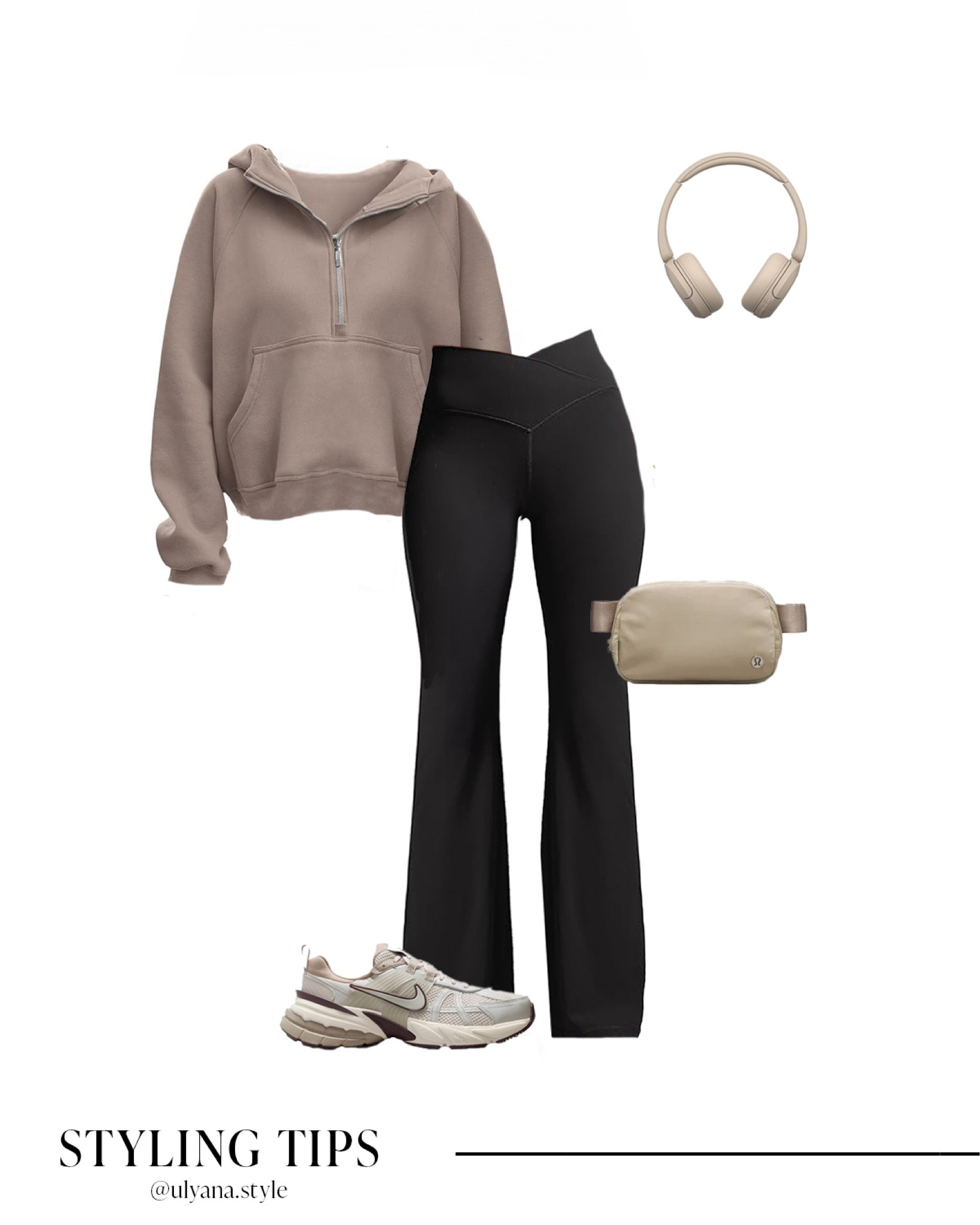 A half zip sweatshirt paired with leggings, sneakers, and a crossbody belt bag makes a cute casual fall outfit idea. 
.
.
.
.
.


Fall outfits | Zip up sweatshirt | half zip pullover | fall sweaters | fall fashion | fall shoes | brown sweater | black leggings outfits | flare leggings | casual outfits | casual sneakers | crossbody bag | belt bag | outfit inspo | outfit ideas | walk outfit | school outfits | comfy outfit | athleisure 

#LTKBacktoSchool #LTKSeasonal #LTKActive #LTKU #LTKSaleAlert #LTKFitness #LTKTravel #LTKShoeCrush #LTKItBag #LTKFindsUnder50 #LTKFindsUnder100 #LTKStyleTip