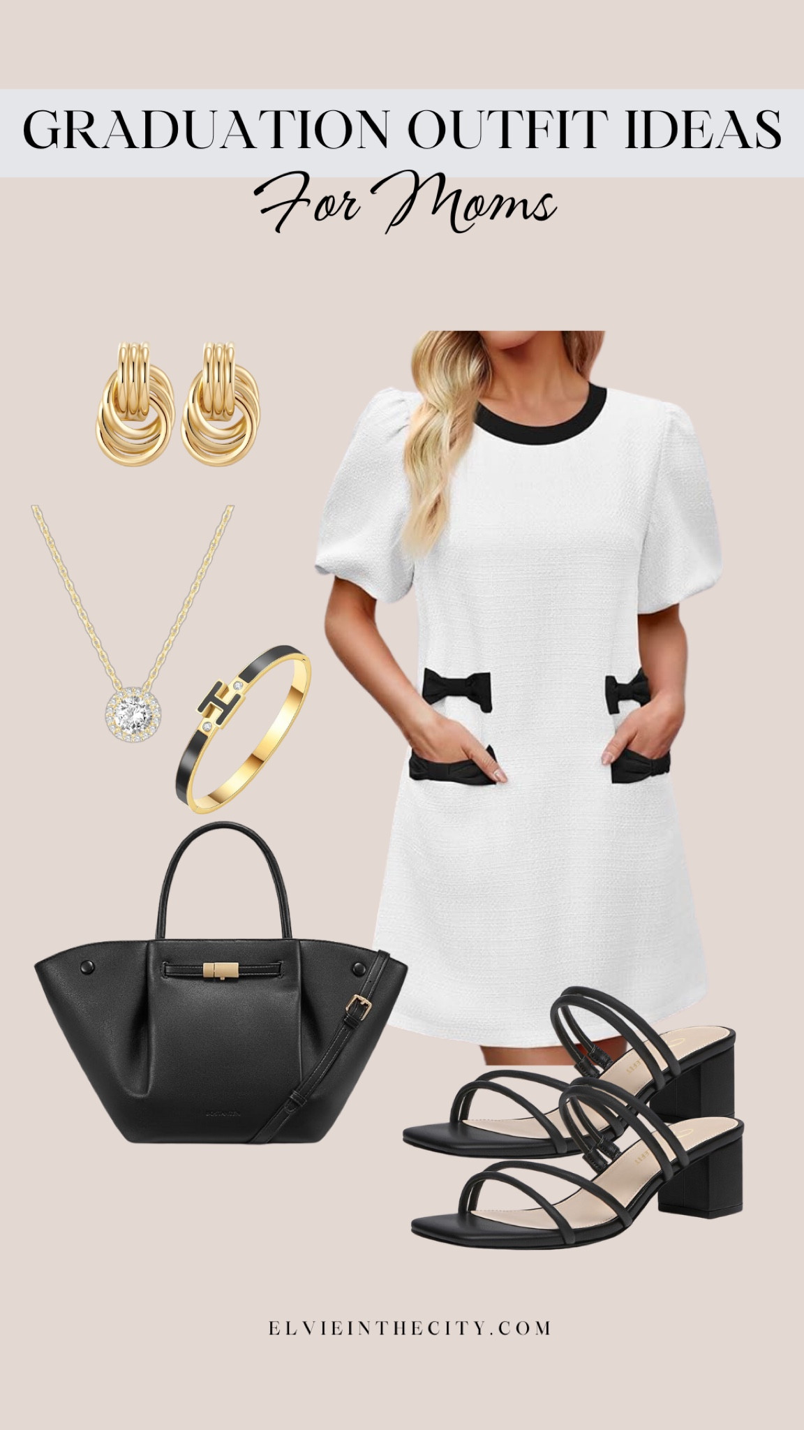 This short sleeve mini tweed dress makes a perfect outfit for moms attending graduation! I’ve paired it with gold earrings and a gold pendant necklace, a black and gold bangle bracelet, a black tote bag, and black strappy heeled sandals.

Graduation outfit idea, fashion over 40, over 50 style, spring dress, amazon fashion, petite fashion, affordable fashion

#LTKStyleTip #LTKFindsUnder50 #LTKShoeCrush