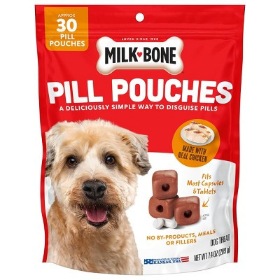 Milk-Bone Pill Pouch Chicken Flavor Chewy Treats 7.4oz | Target