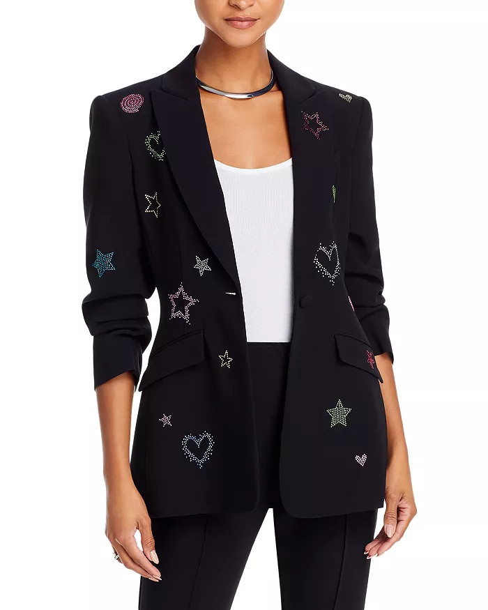 Embellished Scrunch Sleeve Blazer - 100% Exclusive | Bloomingdale's (US)