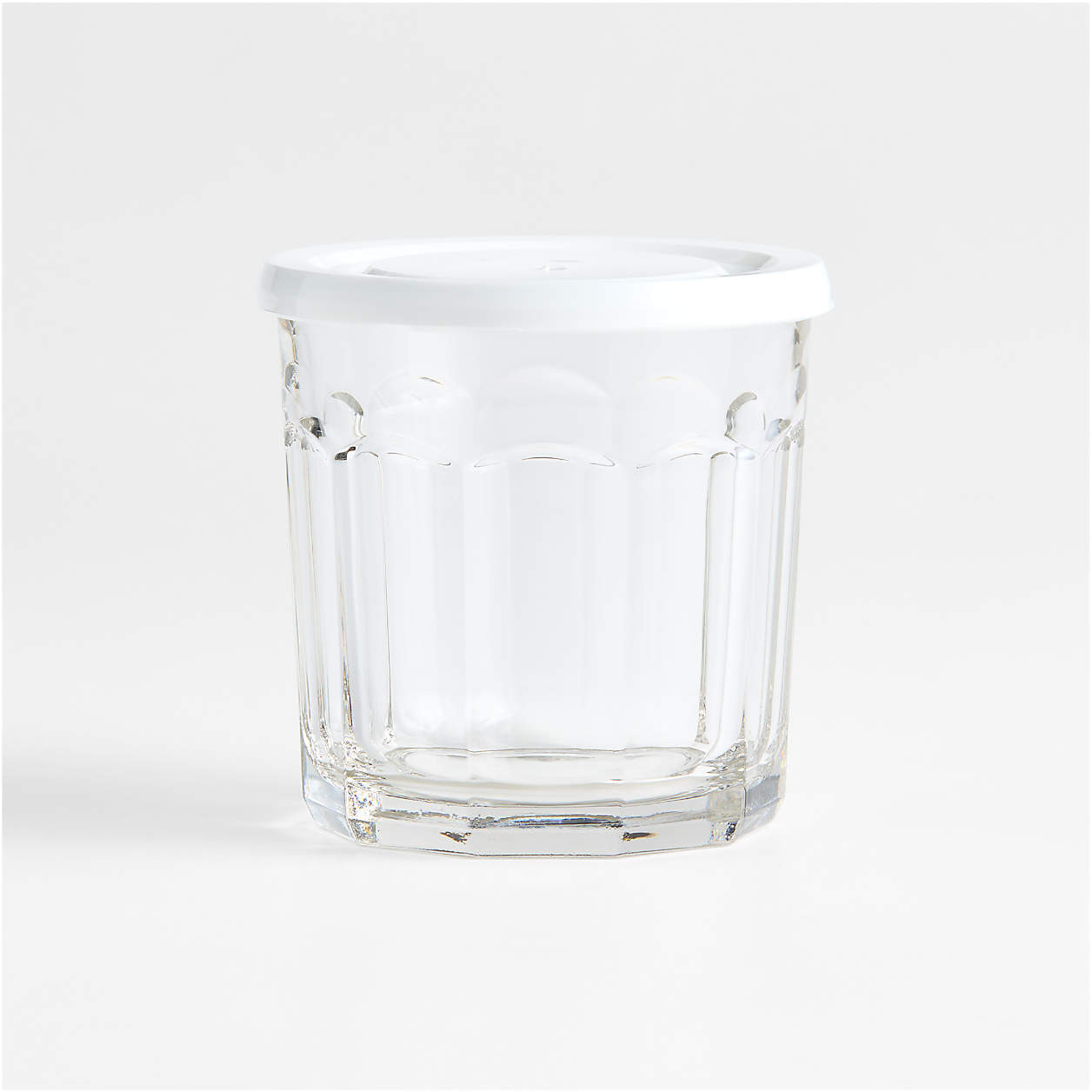 Small 14-Oz. Working Glass with Lid + Reviews | Crate & Barrel | Crate & Barrel