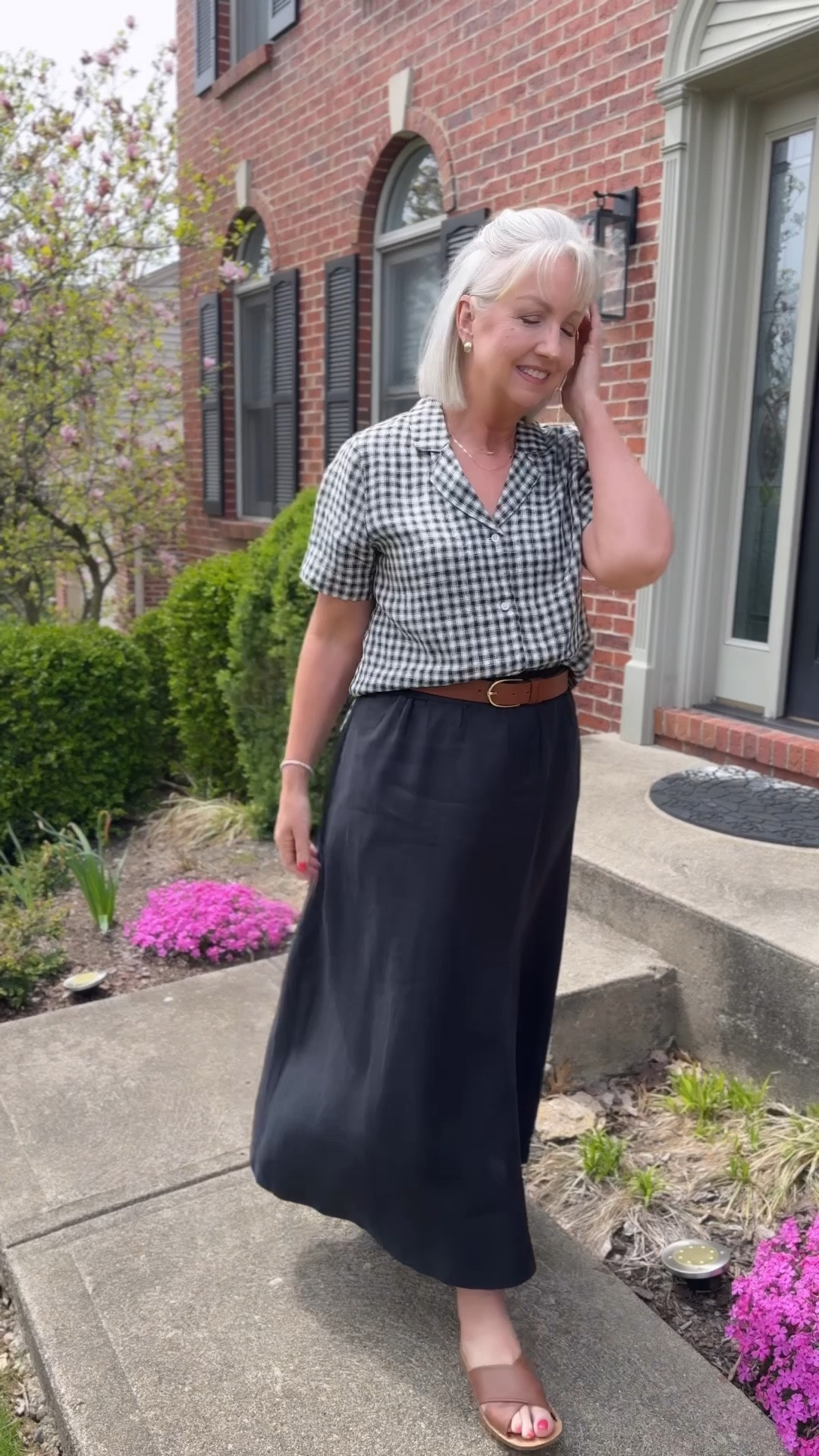 Your black and white outfits will look more polished and chic if you add cognac accessories. You can shop this entire outfit in my LTK shop. And it’s BUDGET FRIENDLY! 

#LTKWatchNow #LTKFindsUnder100 #LTKStyleTip