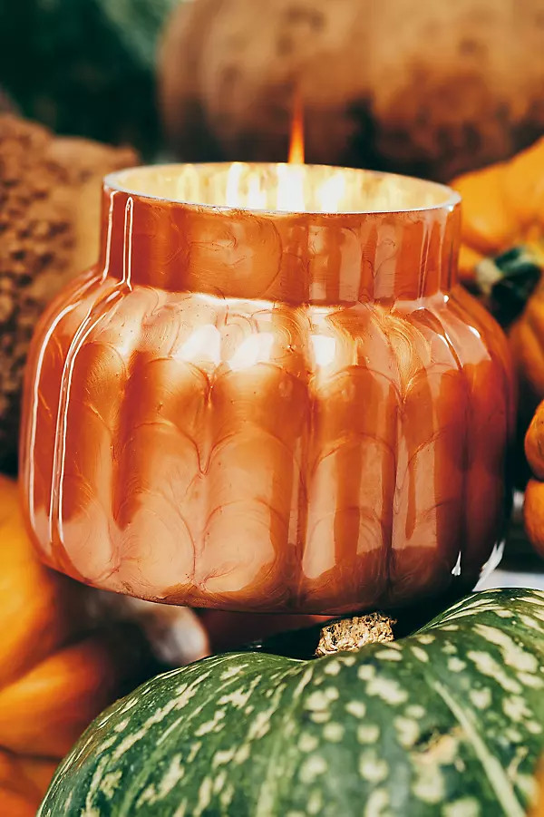 Capri Blue Pumpkin Clove Capiz Jar Candle | Anthropologie (US)