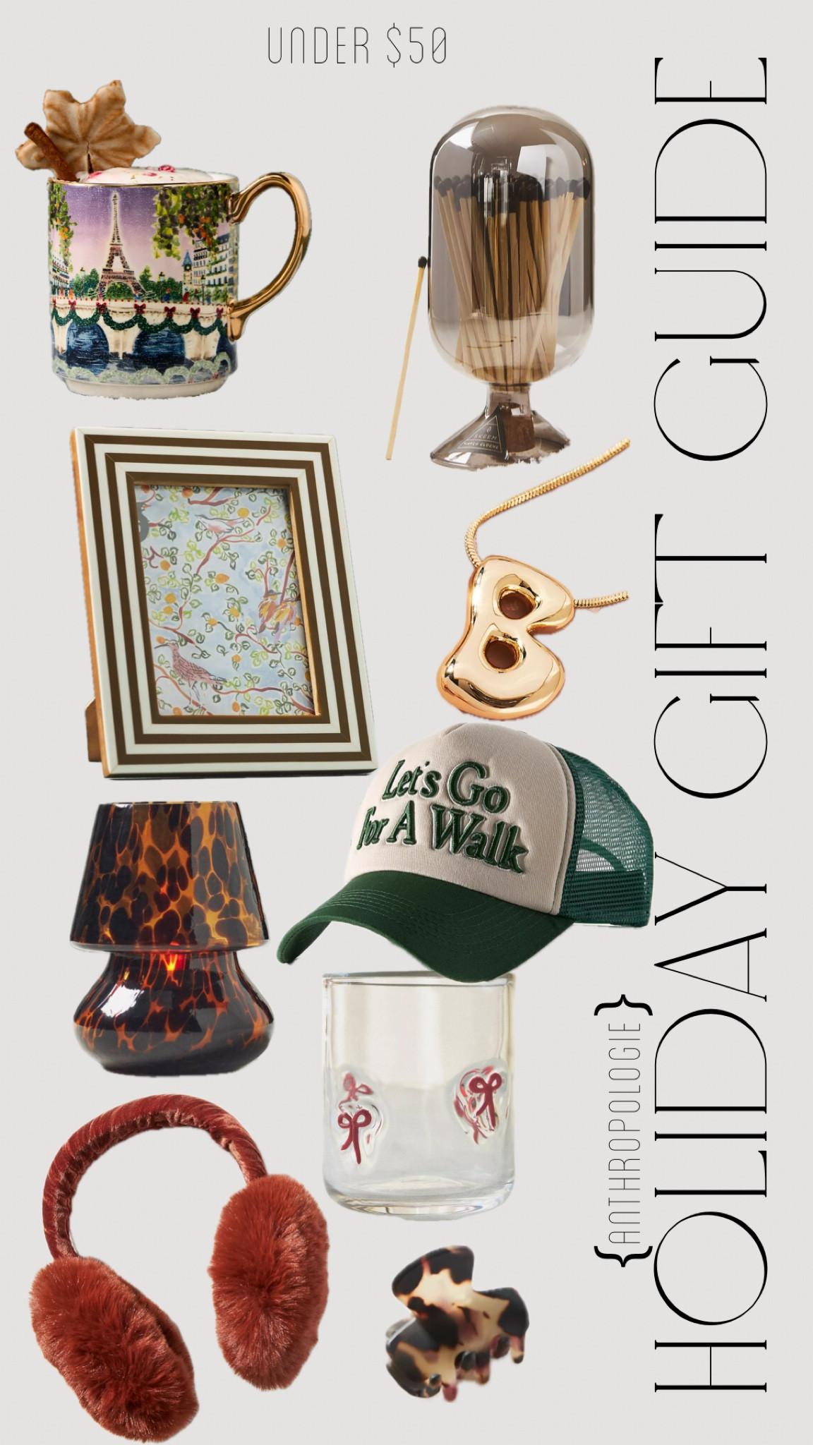 Under $50 gift guide 

Holiday | Gift ideas | for her | anthropology gifts | Christmas 

#LTKBeauty #LTKGiftGuide #LTKHoliday