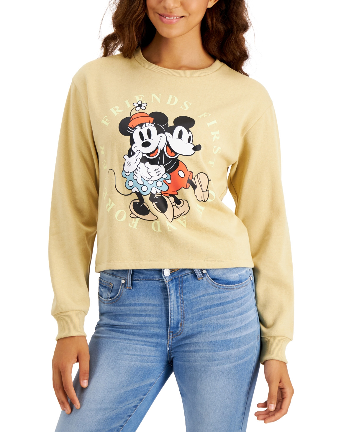Disney Juniors' Mickey & Minnie Sweatshirt | Macys (US)
