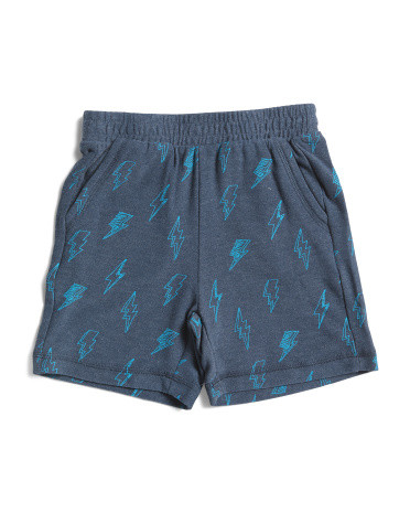 Boys Lightening Bolt Cozy Knit Beach Shorts | TJ Maxx