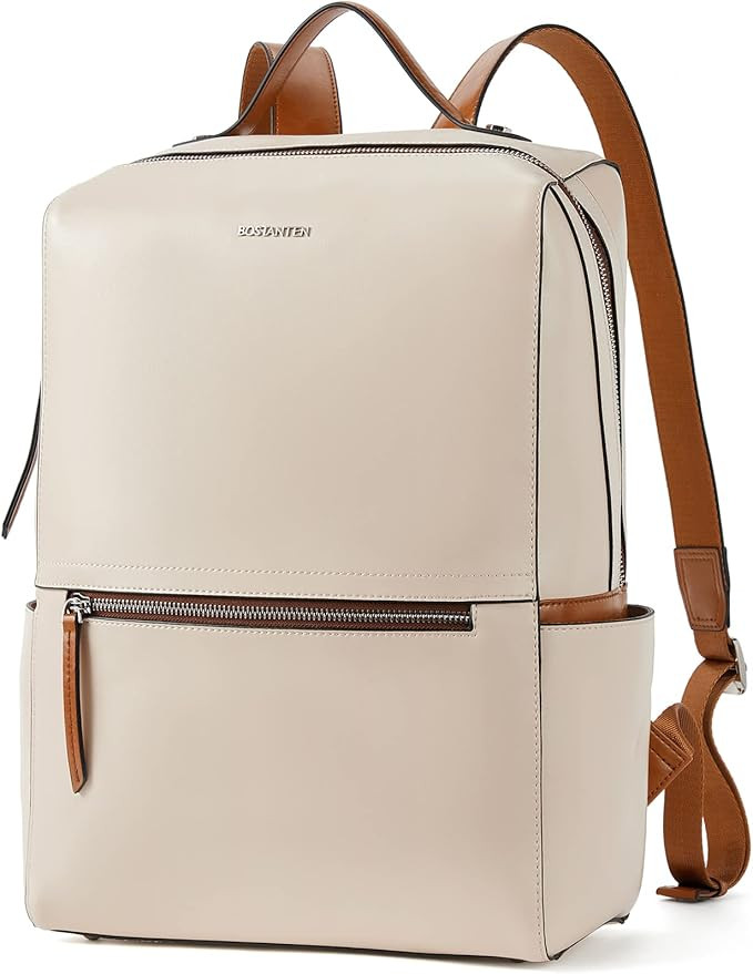 BOSTANTEN Genuine Leather Backpack Purse for Women Fashion Backpack Casual College Shoulder Bag T... | Amazon (US)