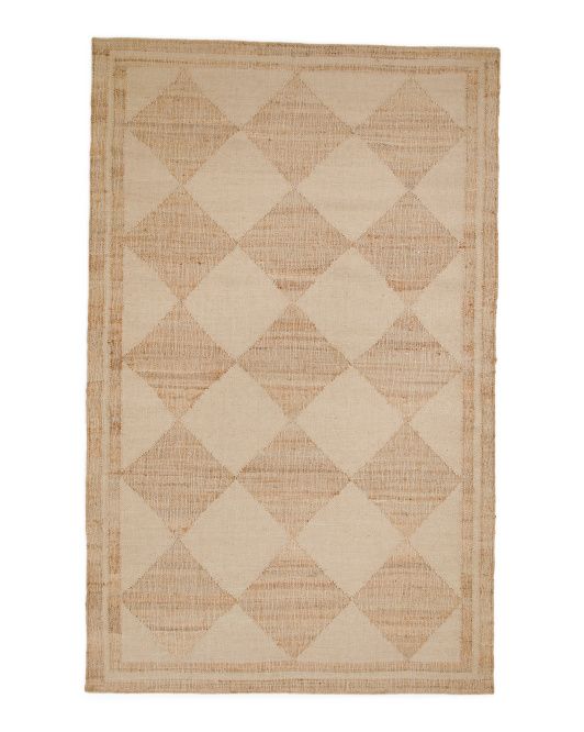 5x8 Wool And Jute Blend Handwoven Rug | TJ Maxx
