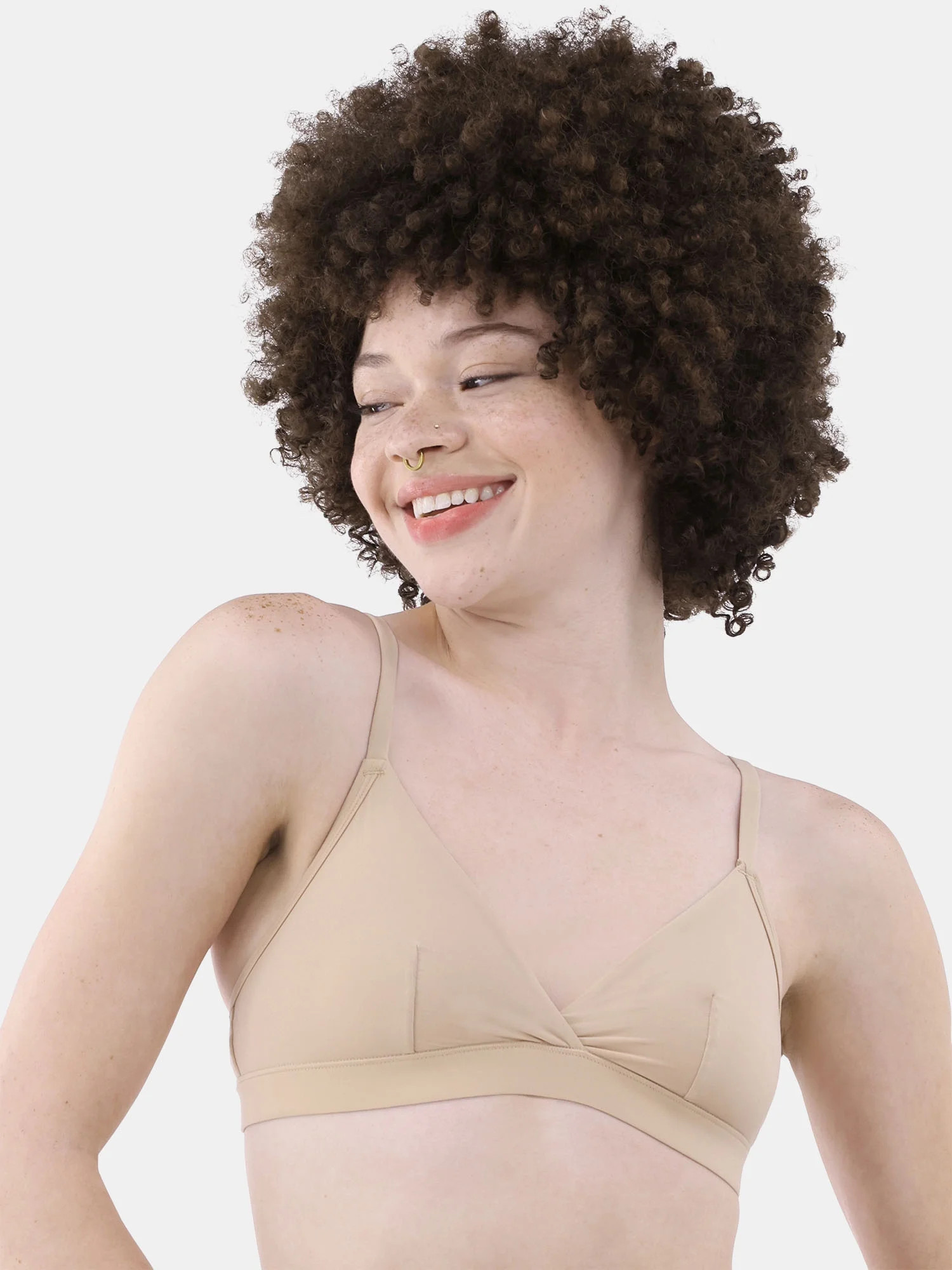 No Boundaries Women's Fit Stretch Triangle Bralette, Sizes XS-3XL | Walmart (US)