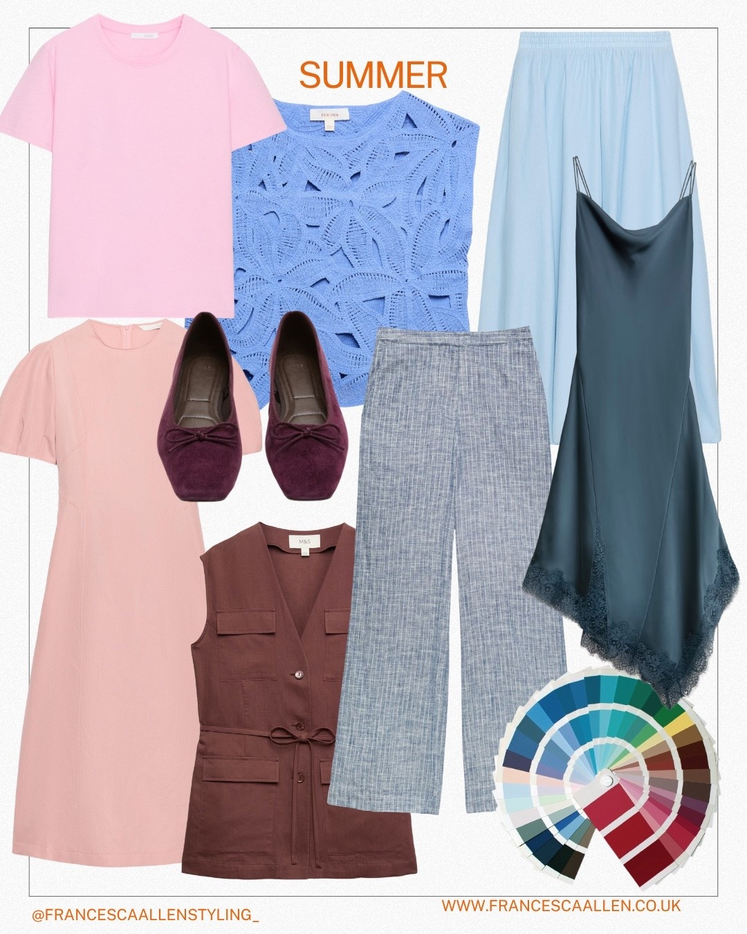 Weekly colour picks for your seasons - Summer 🫐