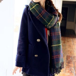 Plaid Winter Scarf | YesStyle (US)