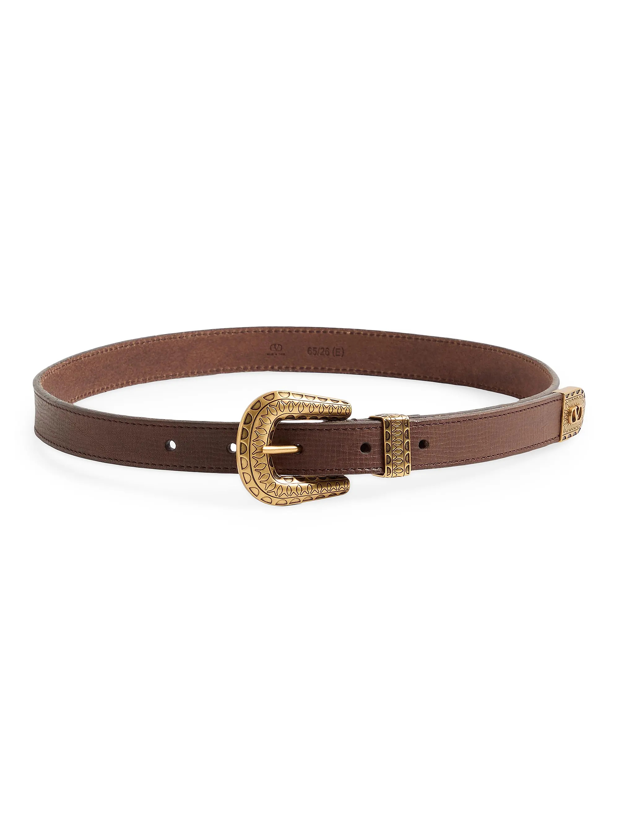 VLogo Signature Calfskin Belt 20MM | Saks Fifth Avenue
