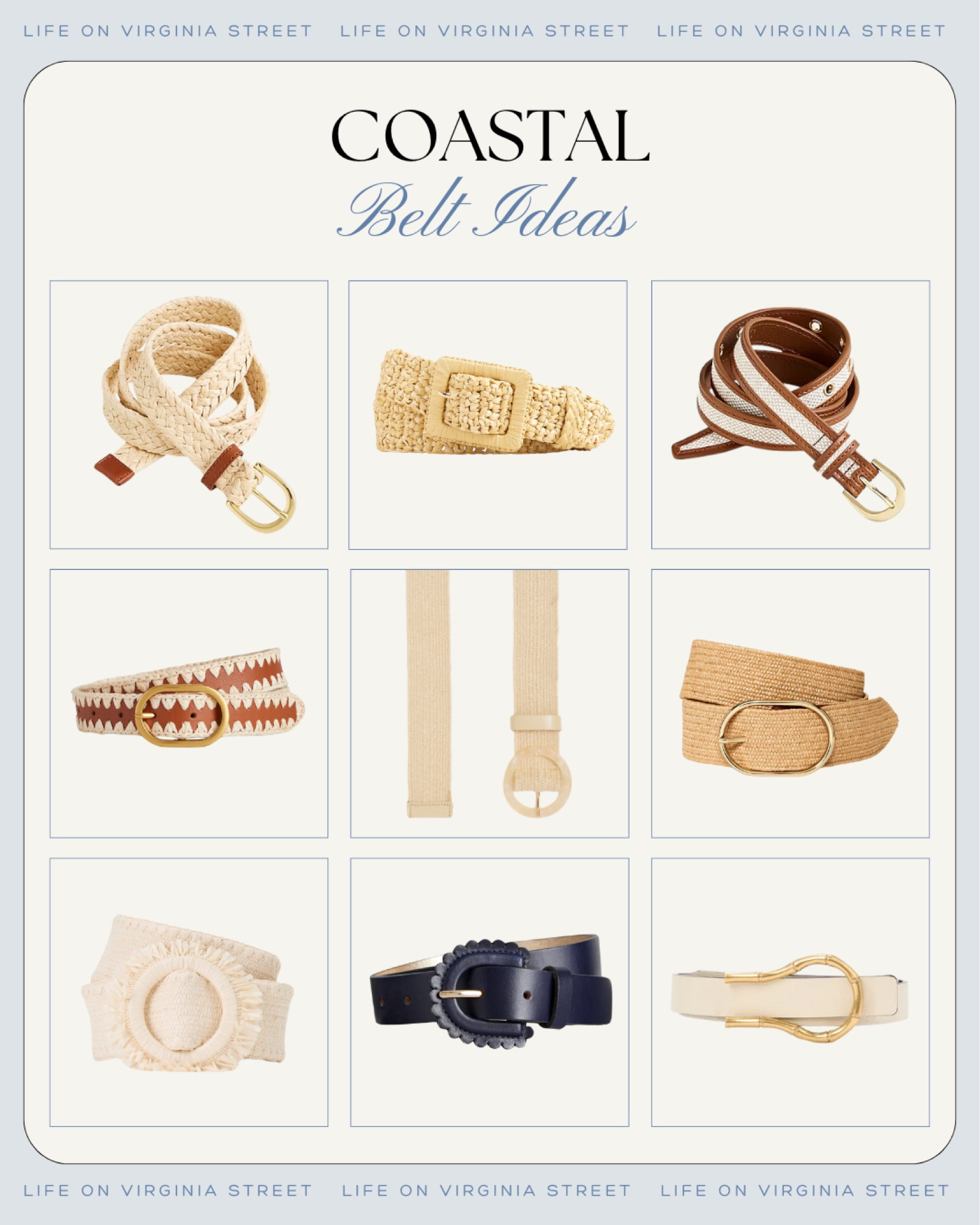 Looking for the perfect belt for your coastal outfits? These coastal belt ideas work for so many outfit styles and are perfect for spring and summer. They’re the perfect accessory to your summer or vacation outfits!
.
#ltkfindsunder50 #ltksalealert #ltkseasonal #ltkfindsunder100 #ltkstyletip #ltkover40 #ltkmidsize

#LTKover40 #LTKfindsunder50 #LTKFindsUnder50

#LTKSaleAlert #LTKMidsize #LTKFindsUnder100