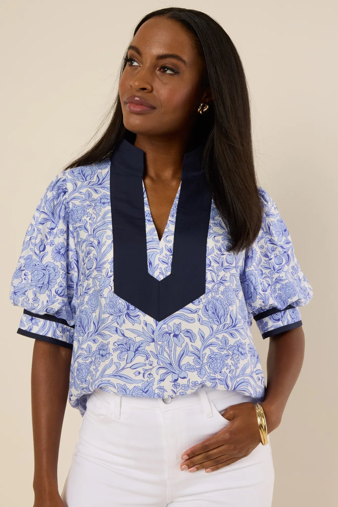 Kaitlyn Top- Blue | Avara