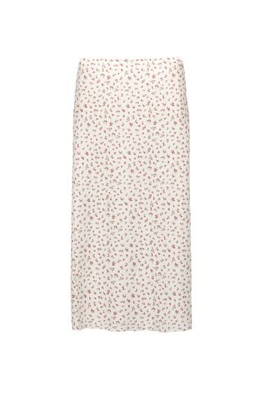 Floral midi skirt with camisole detail | PULL and BEAR UK