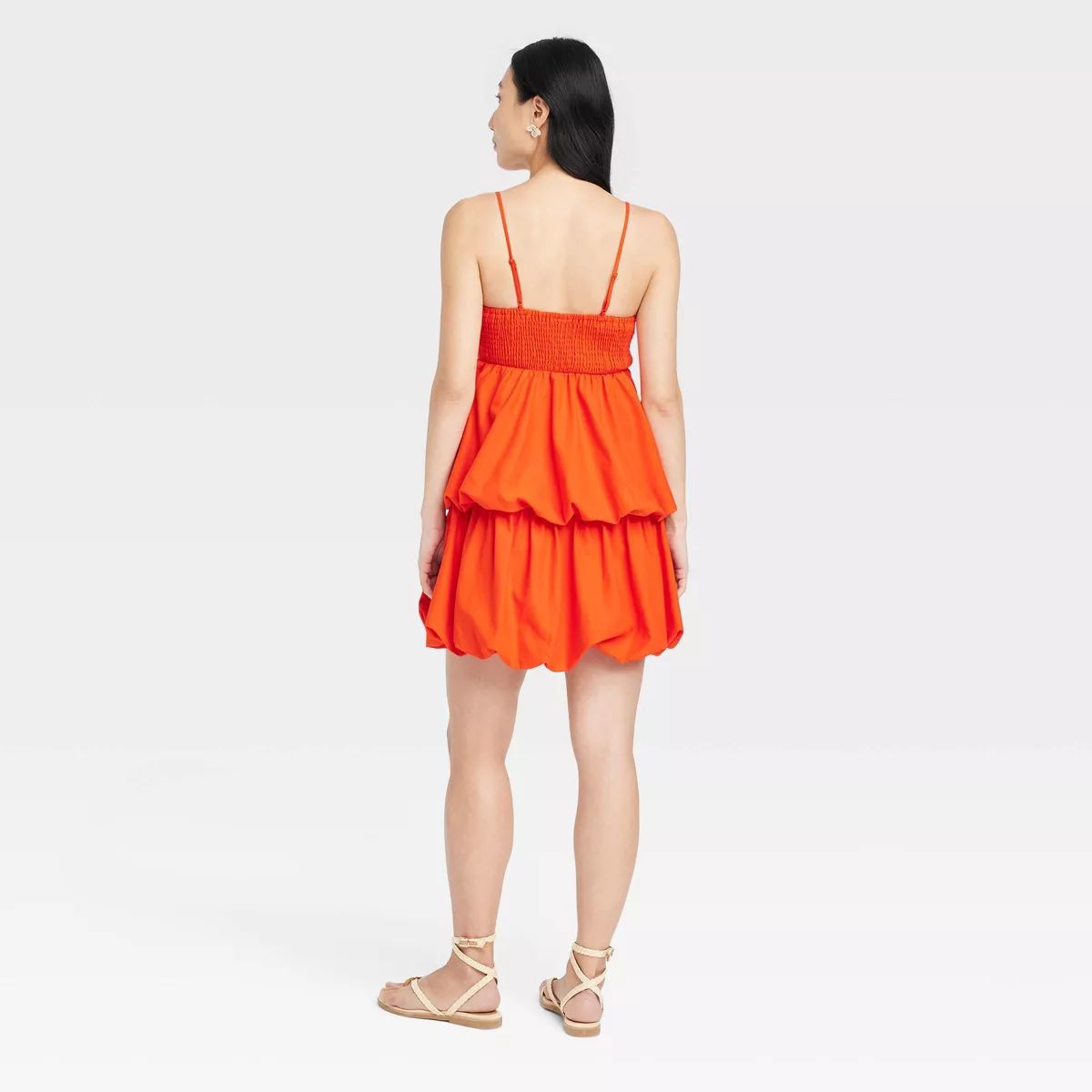 Women's Mini Bubble Dress - A New Day™ Red L | Target