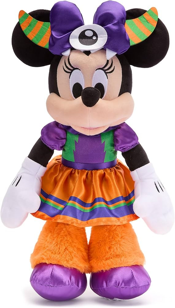 DISNEY STORE Official Minnie Mouse Halloween Plush - Disney Halloween Stuffed Animal with Embroid... | Amazon (US)