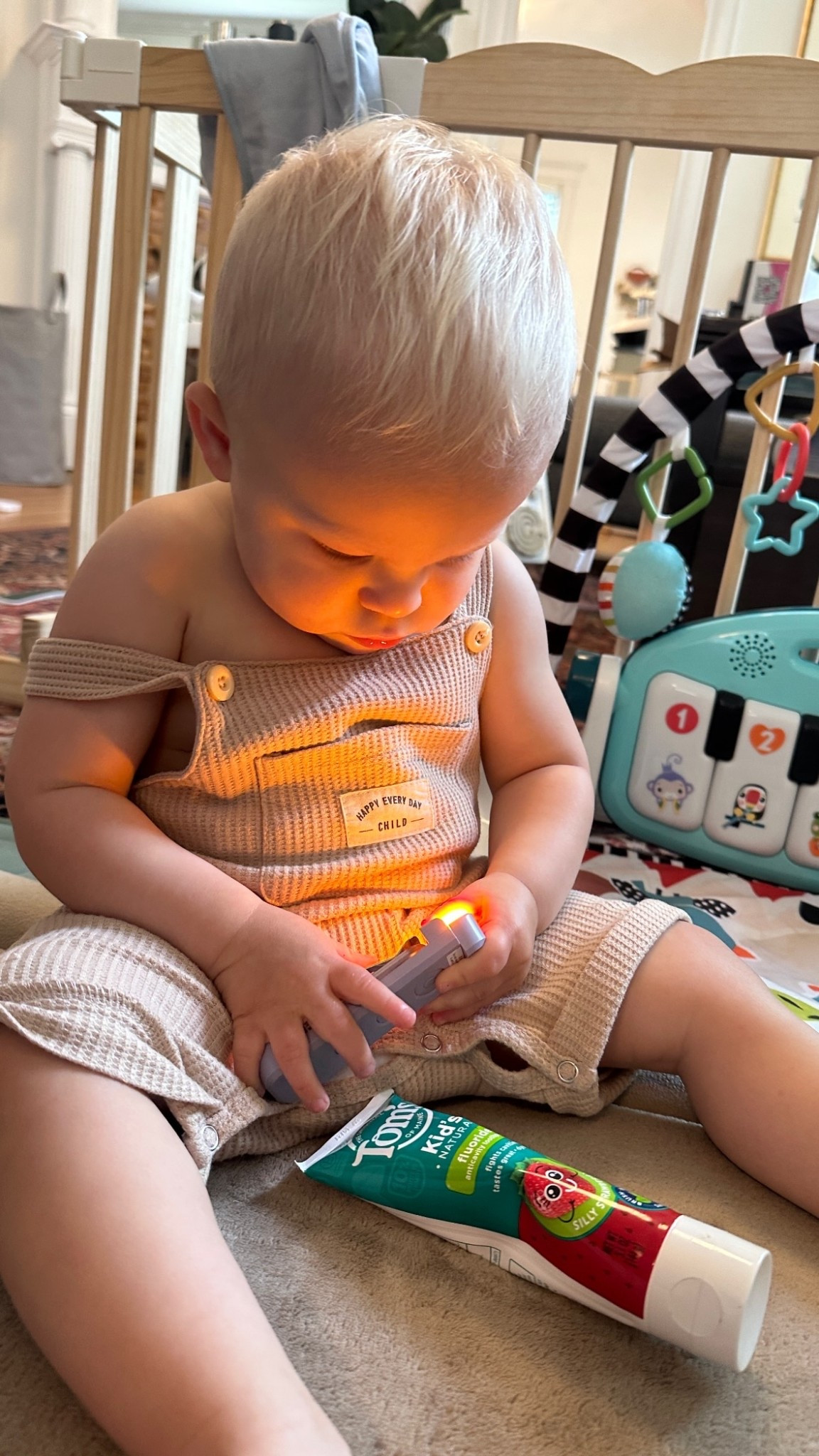 He loves his toothpaste (and my book reading light 🤣)

#LTKBaby #LTKKids #LTKmomlife