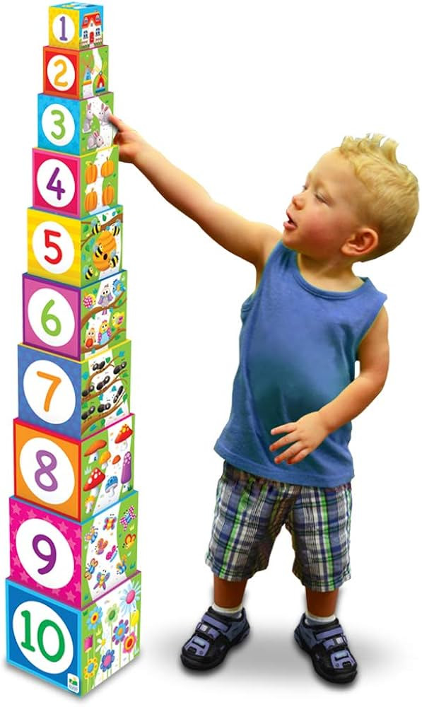 Learning Journey International LLC Play & Learn - Stacking Cubes - STEM Toddler Toys & Gifts for ... | Amazon (US)