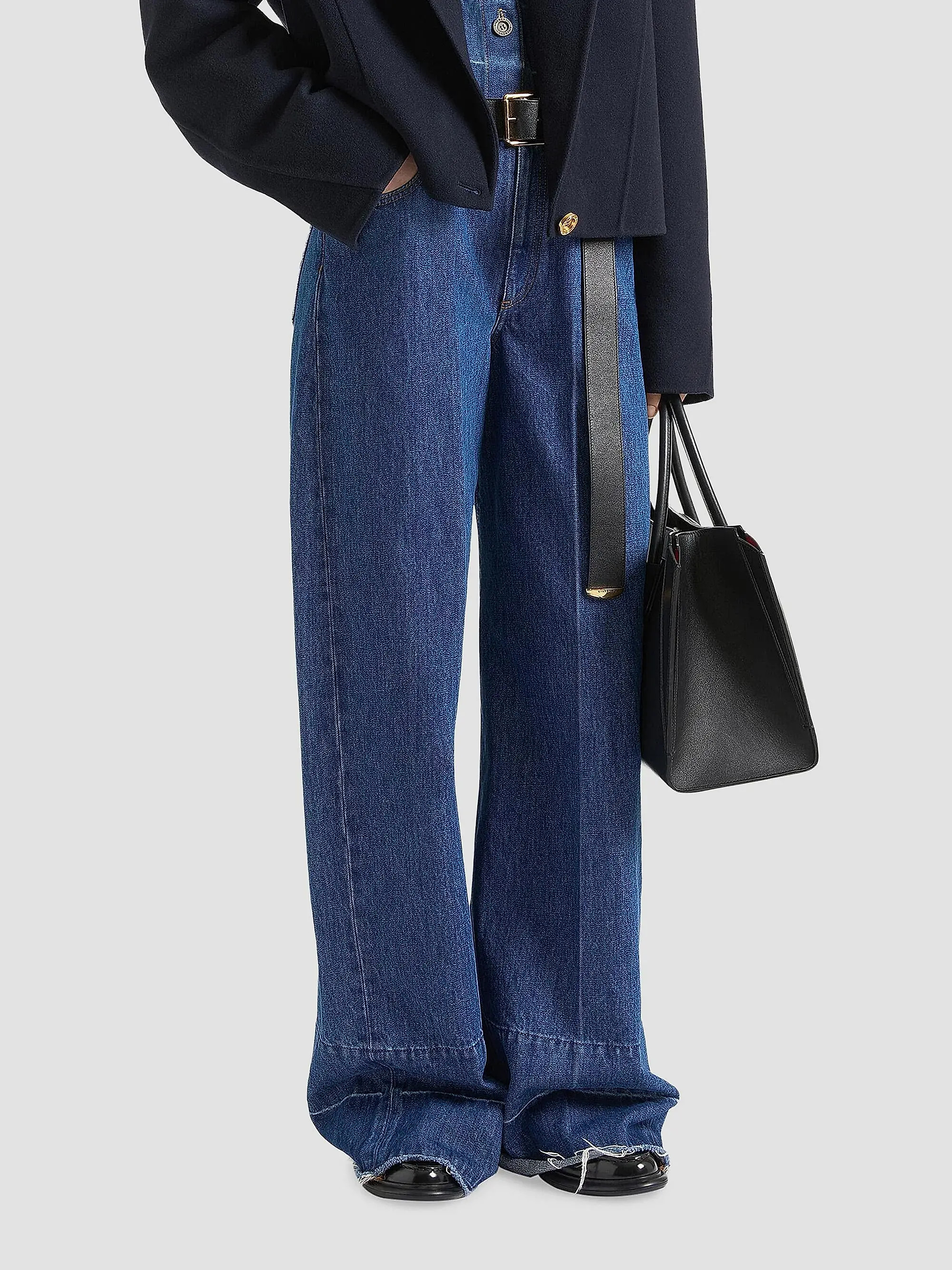 Medium Wide Leg Jeans | Saks Fifth Avenue