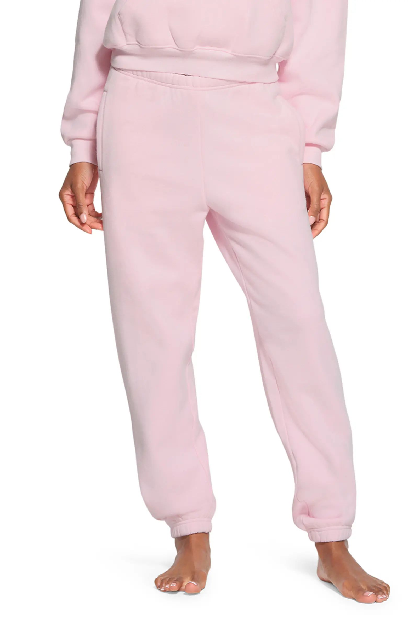 SKIMS Revised Classic Cotton Blend Fleece Sweatpants | Nordstrom | Nordstrom