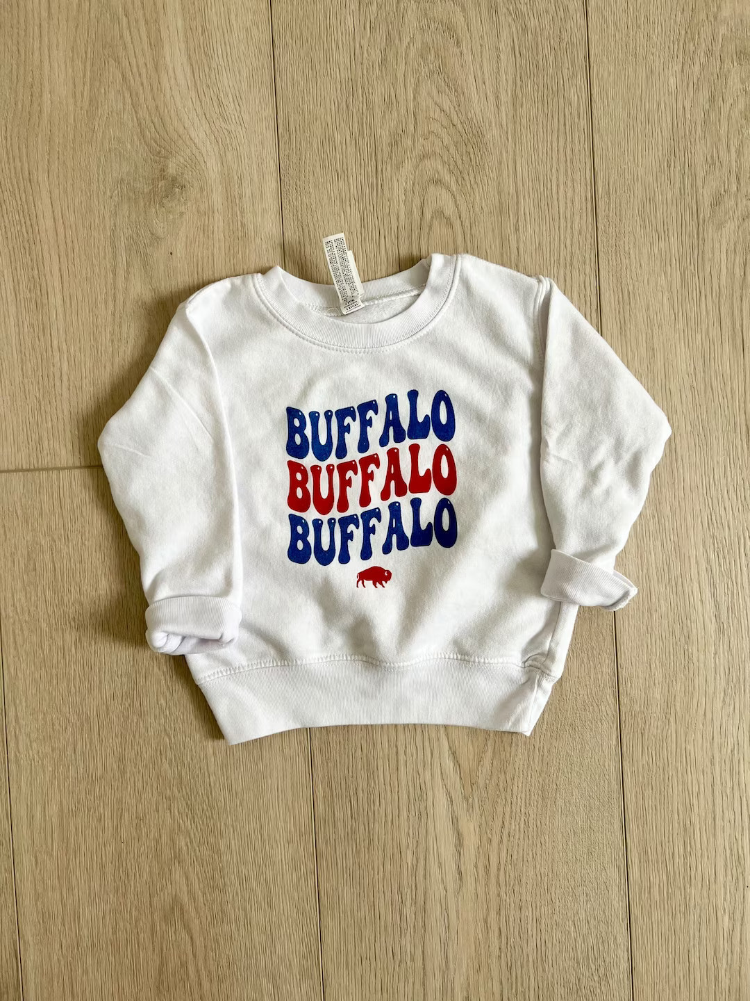 Youth/toddler Buffalo Groovy Crewneck Sweatshirt - Etsy | Etsy (US)