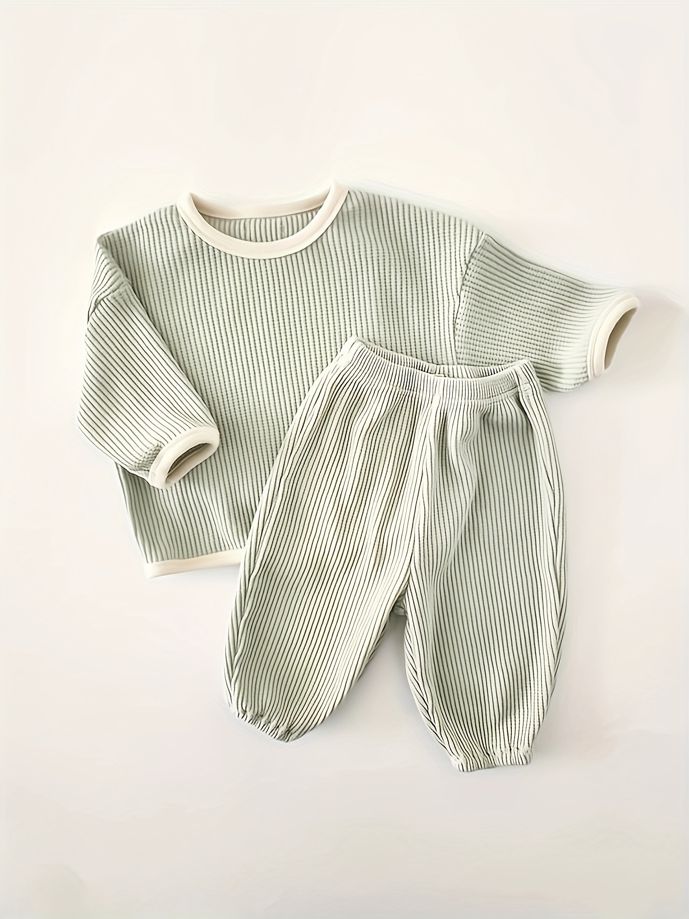 Baby Boys Girls Simple Casual Outfit Kids Long sleeved Top - Temu | Temu Affiliate Program