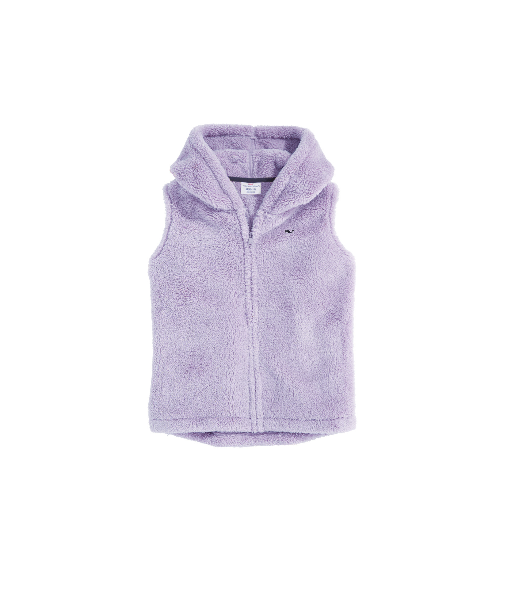 OUTLET Girls' Fuzzy Hooded Vest | vineyard vines