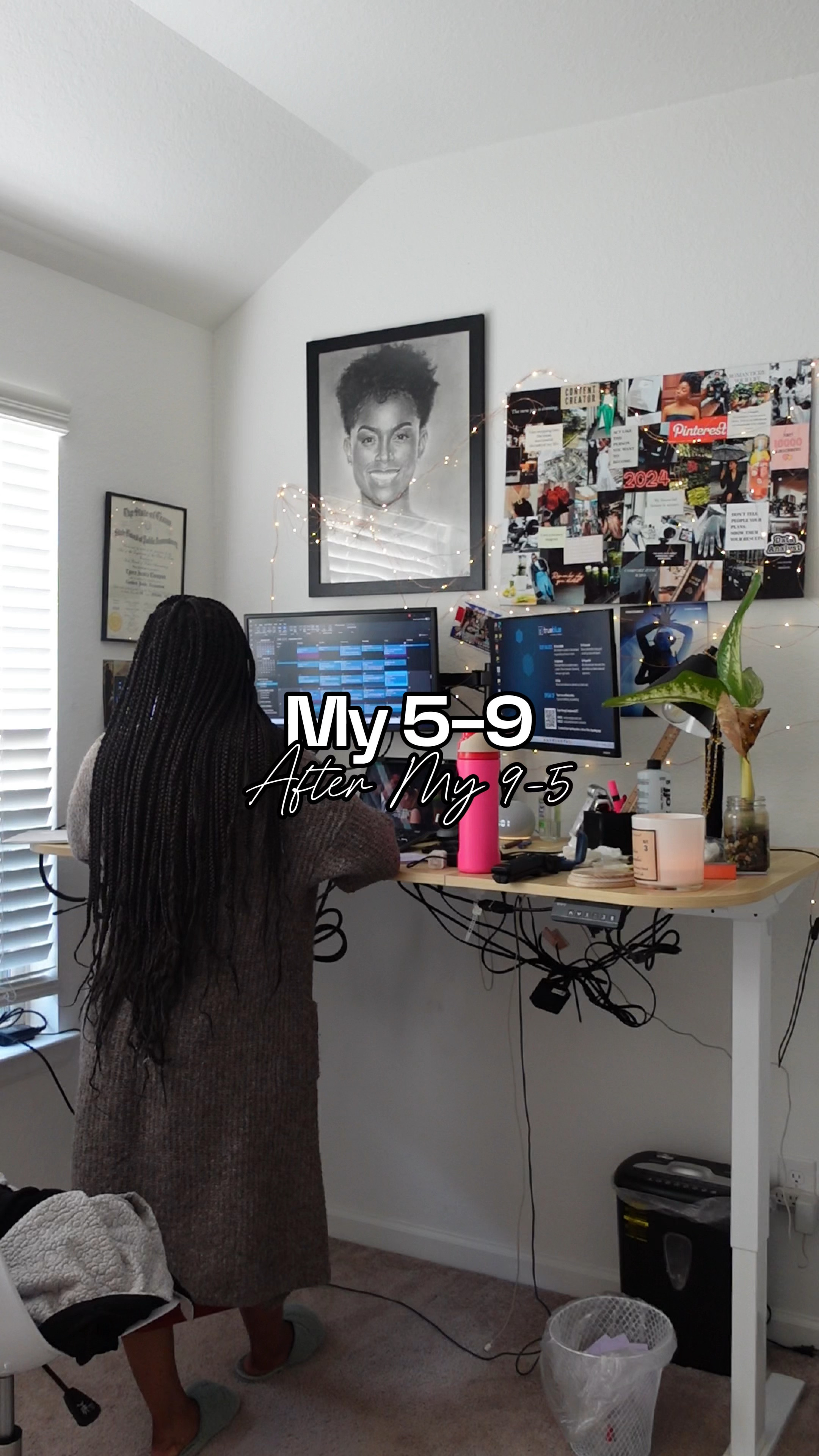 Work from home set up and my dogs favorite food 😍